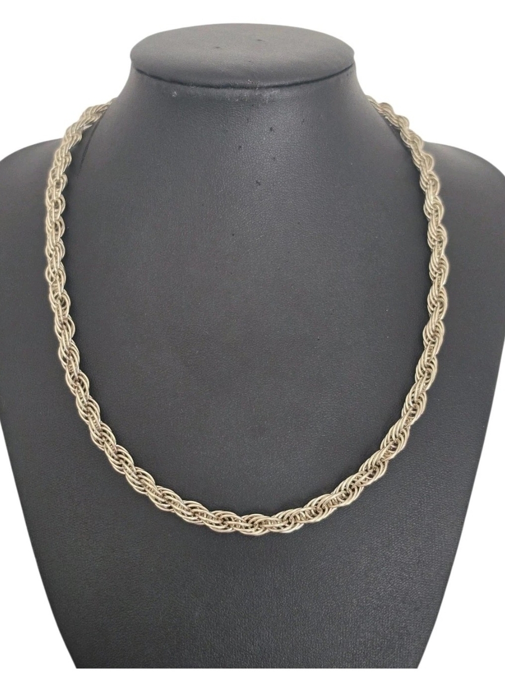 Hallmarked 925 Sterling Silver Prince of Wales Rope Chain 18" Necklace 27gr